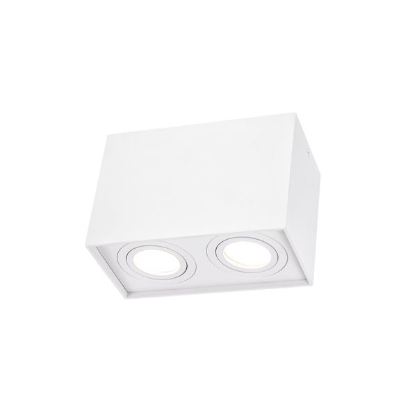 CHLOE DUO 2XGU10 IP20 rectangle white regulated eye image 4