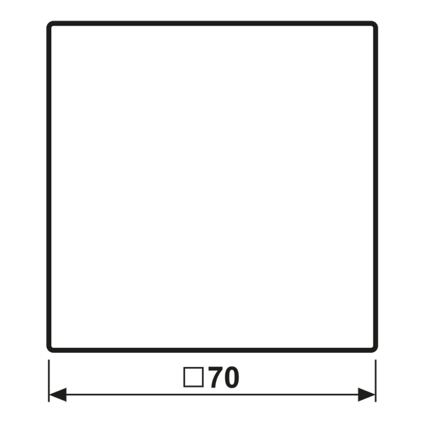 Centre plate for push button Centre plate for dimmer, al image 8