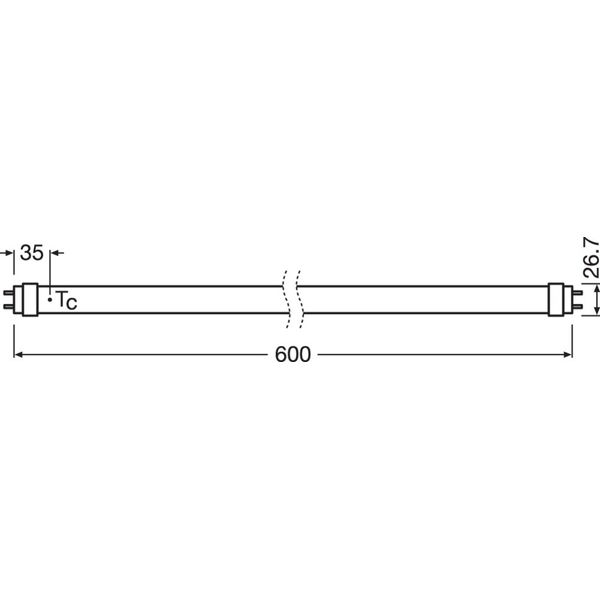 SubstiTUBE T8 EM VALUE 6.6 W/6500 K 600 mm image 7