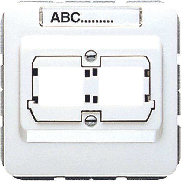 Center plate f. modular jack ACS CD569-21ACSWW image 2