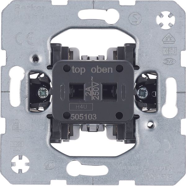 Push-button insert for hotel card switch cover, Module inserts image 1