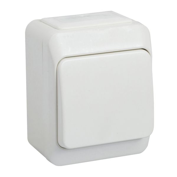 Aqua-stark rocker switch 2-way 16 A 250 V polar white image 2