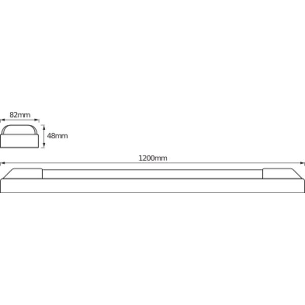 LED POWER BATTEN 1200 mm 50 W 4000 K image 9