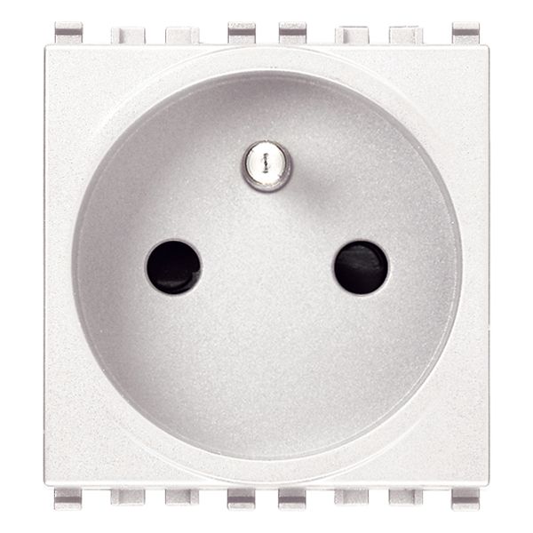 2P+E 16A French SICURY outlet white image 1