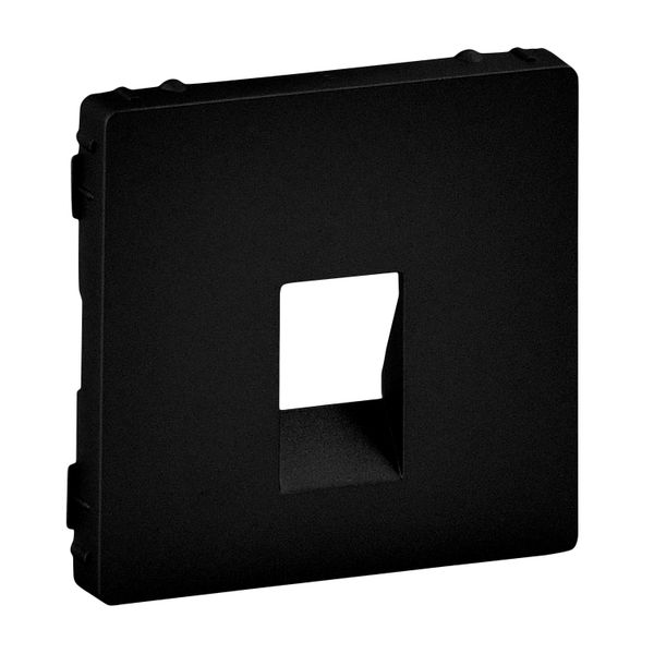 LOUDSPEAKER SOCKET COVER MAT BLACK VALENA LIFE image 1