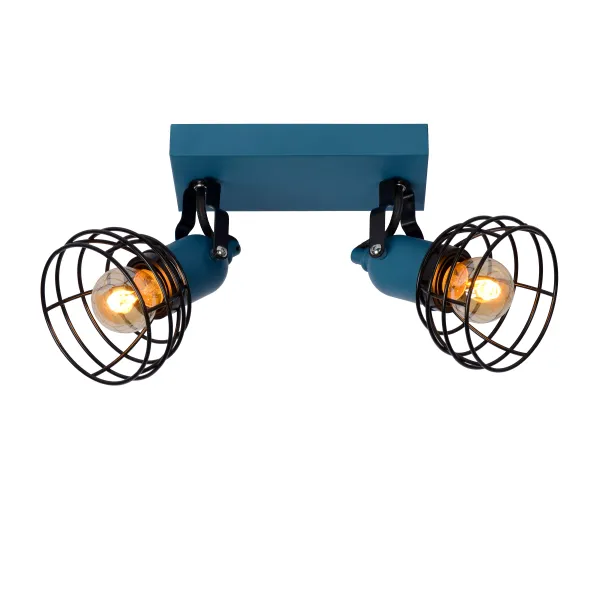 Lucide POLA - Ceiling spotlight Children - 2xE27 - Blue image 1