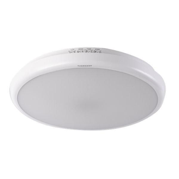 SLIM Circular Microwave Sensor LED Lamp GEN2 16W 3000K/4000K/6000K 1450Lm 4-16m IP65 IK10 THORGEON image 2