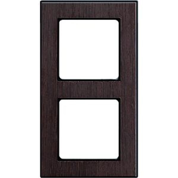 Afdekramen NOVA Elements Naturals,2voudig, Dark Wenge zwart image 1