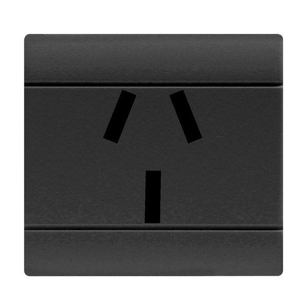 SOCKET BRITISH ST. 2P+E 13A GREY - DIN image 2