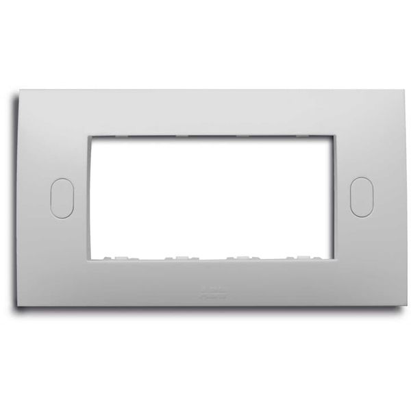 Self supporting frame, 4 module, GREY RAL7035 1 gang Grey - Chiara image 1