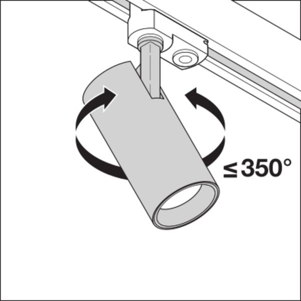 TRACKLIGHT SPOT D95 55W 55 W 3000 K 90RA NFL WT image 31