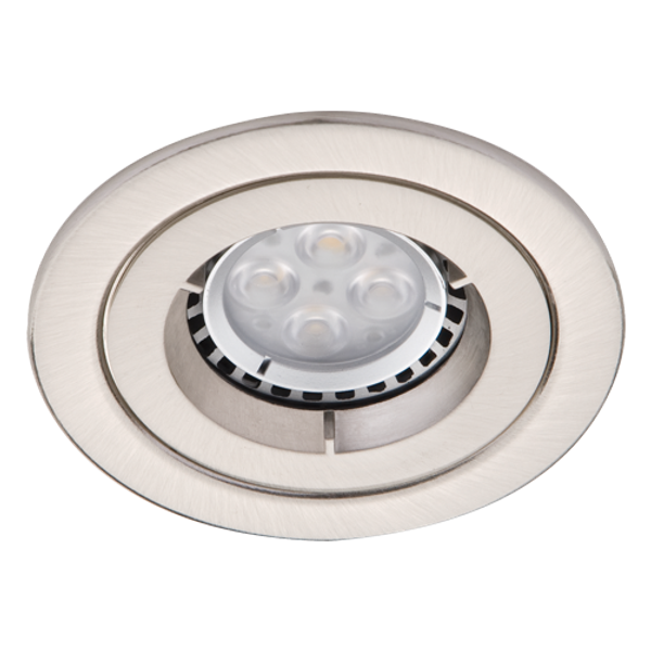 iCage Mini GU10 Die-Cast Fire Rated Downlight Satin Chrome image 3