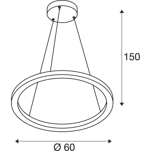 ONE 60 PL 1500lm 3000/4000K 230V white image 2