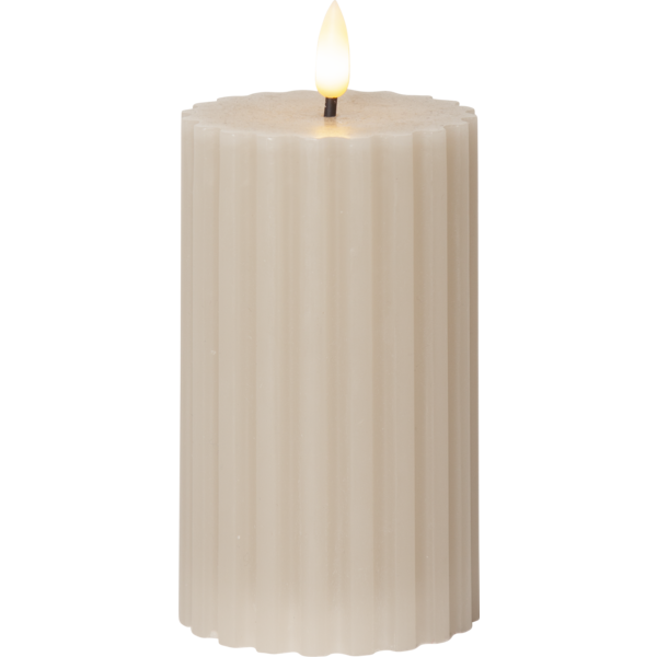 LED Pillar Candle Flamme Stripe image 2