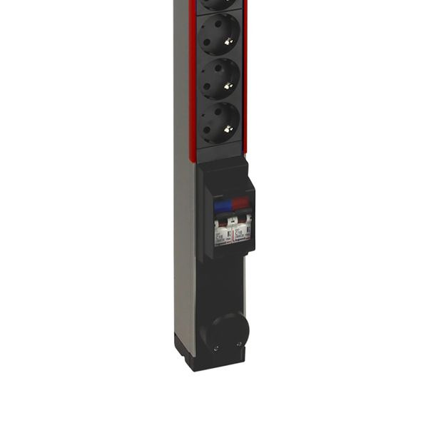 PDU zero U 1 phase 24 x 2P+E german standard for terminal block image 2