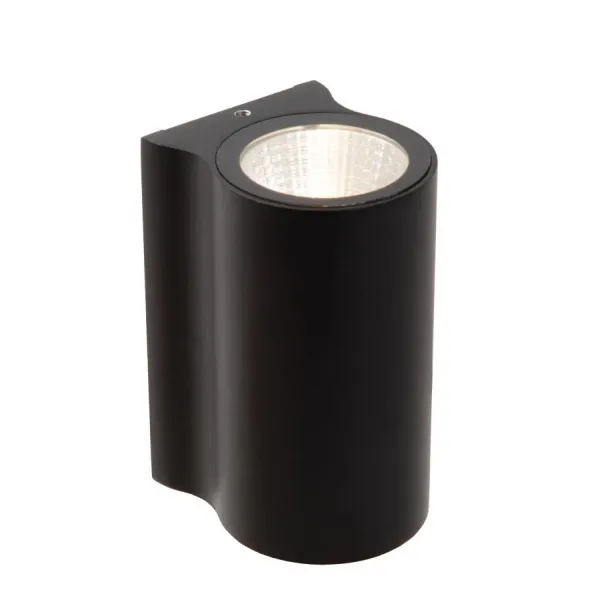 Lucide AKRA - Wall lamp Indoor/Outdoor - LED - 1x8W 3000K - IP54 - Black image 1