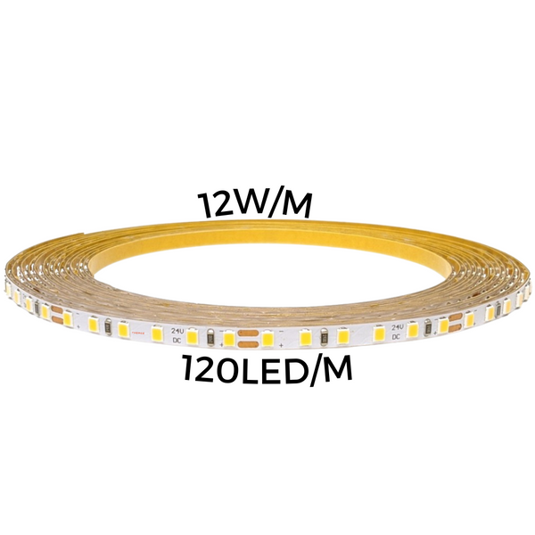 LED strip 12W/m 120led/m 24V IP67 4000K 1383Lum/m 60'000h CRI>90 (5m) THORGEON image 1