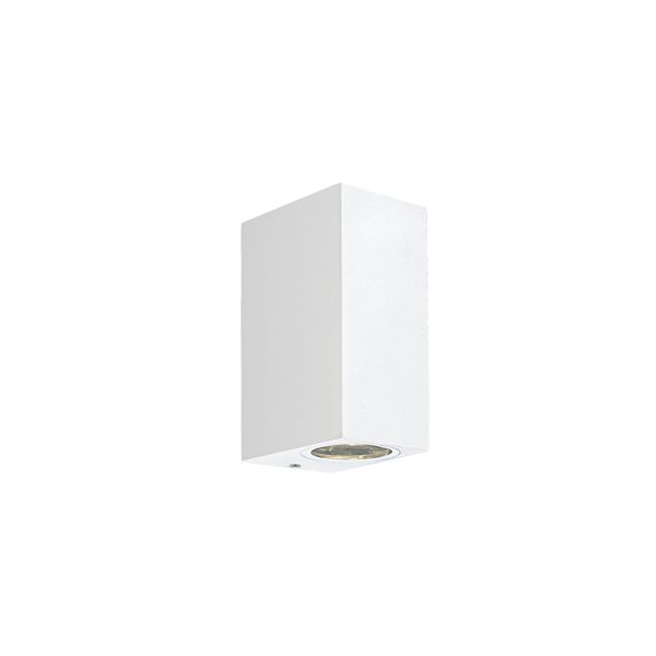 2/Lights Wall Lamp White Square H:150 Tilos image 1