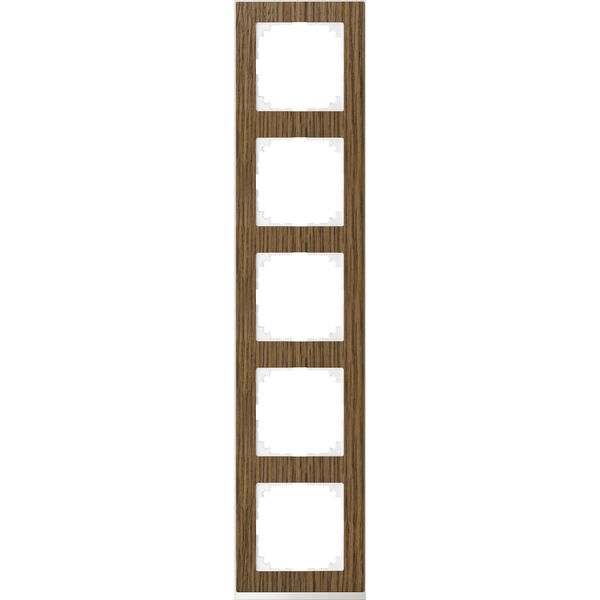 M-Pure Decor 5-gang frame Oak image 1