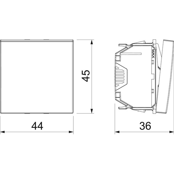 TA-WB RW1 Two-way pushbutton  10 A, 250 V image 2