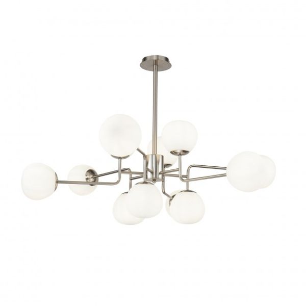 Modern Erich Chandelier Nickel image 3