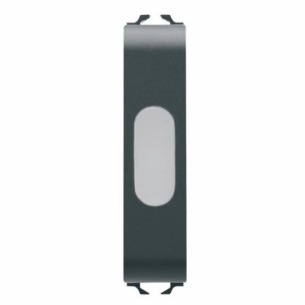 SINGLE INDICATOR LAMP - OPAL - 1/2 MODULE - SATIN BLACK - CHORUSMART image 2