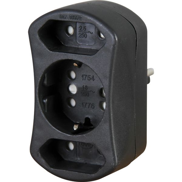 4way Euro-Adapter, anthr. image 1