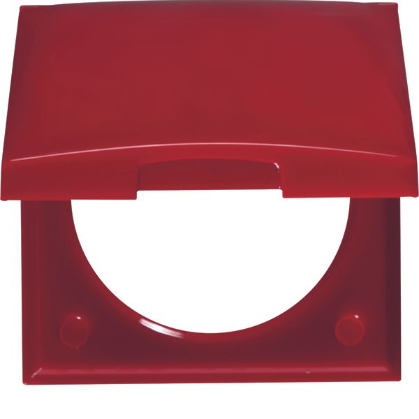 Frame with hinged cover, Integro Flow, red glossy image 1