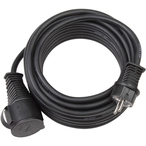 Extension cable for building site IP44 10m black H07RN-F 3G1,5 image 1