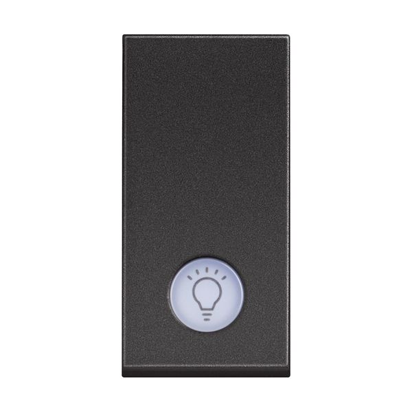 CLASSIA - 1WAY SWITCH ILL. LAMP SYMBOL BLACK image 1