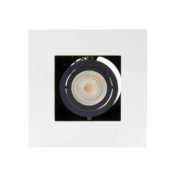 MIRORA GU10 SURFACE GU10 250V IP20 145X145X85mm WHITE BLACK square regulated eye image 6