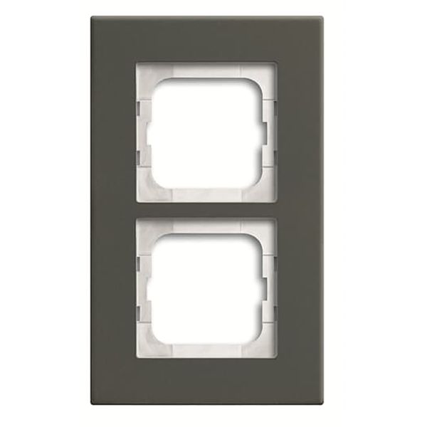 1722-815 Cover Frame carat® porcelain anthracite image 1