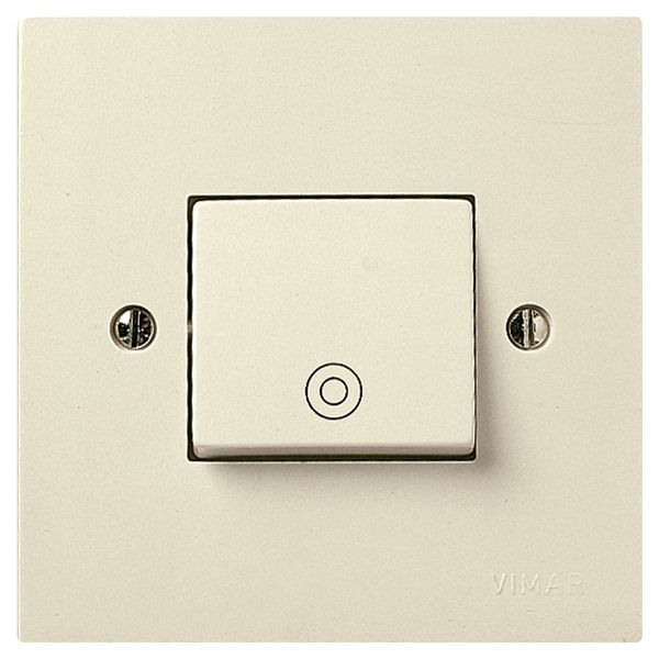 1P NO 10A push button ivory image 1