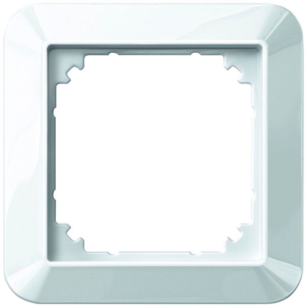 Switch frame polar white Merten image 1