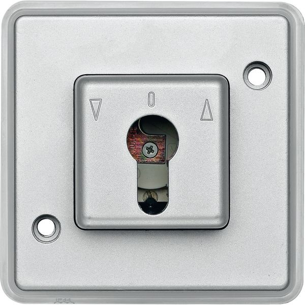 Mom./maint.cont. switch insrt f. roller shut.s f.cyl. locks, alum., Anti-Vanda. image 1