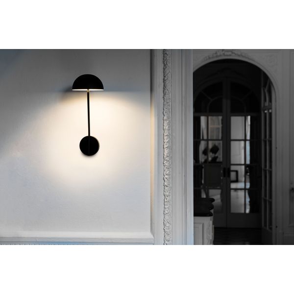 PURE WALL LAMP BLACK/GOLD 6W LED 3000K image 2