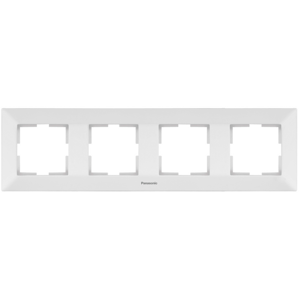 Arkedia Accessory White Four Gang Frame image 1