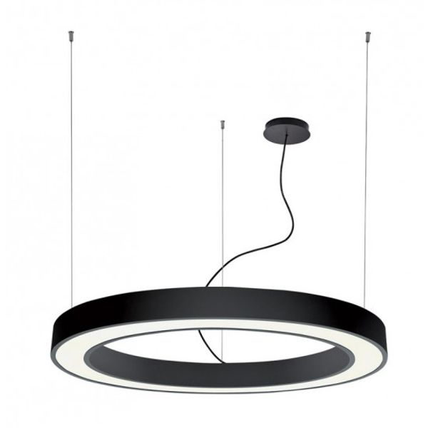 Suspended Black Ring D1800 4000K  Dimmable image 1