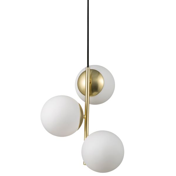 Lilly | Pendant | Brass/Opalwh. image 1