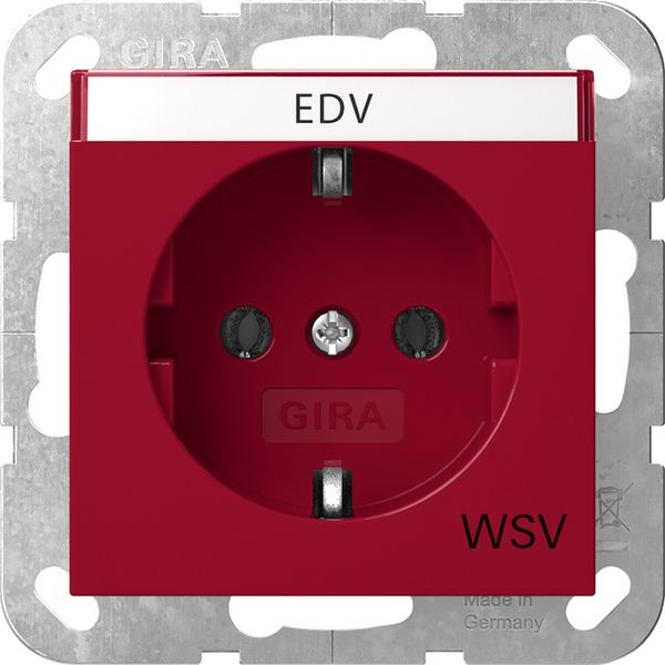 SCHUKO in.sp. impr.WSV System 55 red image 1