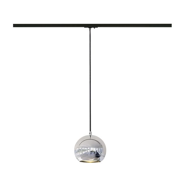 LIGHT EYE pendant, chrome, GU10, max. 75W, incl. Adaptor image 1