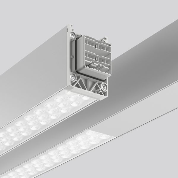 LINEDO, 40 W, 6650 lm, 840, aluminium, on/off Continuous line luminair image 2