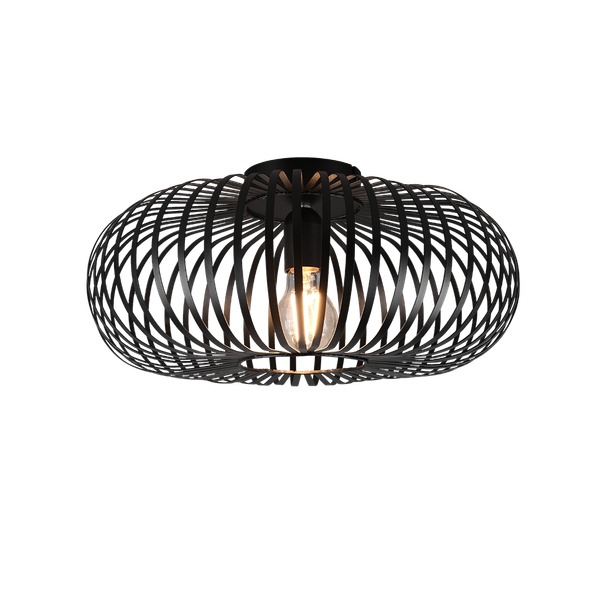 Johann ceiling lamp 40 cm E27 matt black image 1