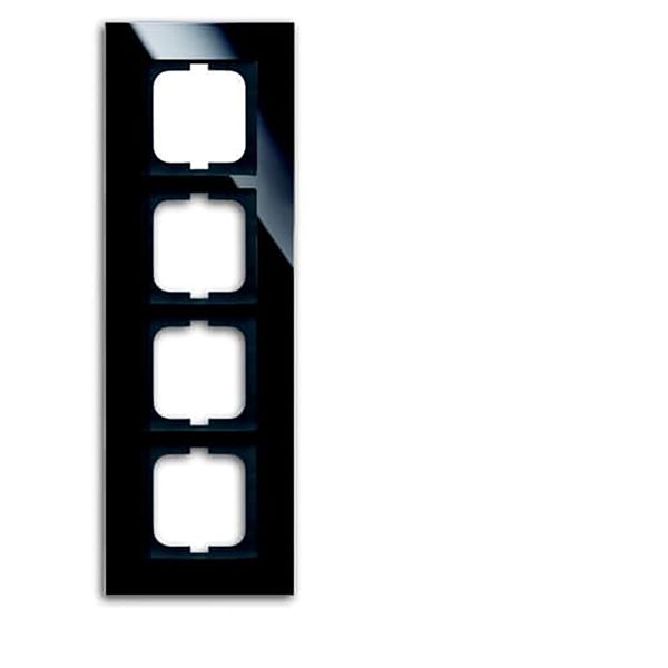 1724-825 Cover Frame carat® glass black image 1