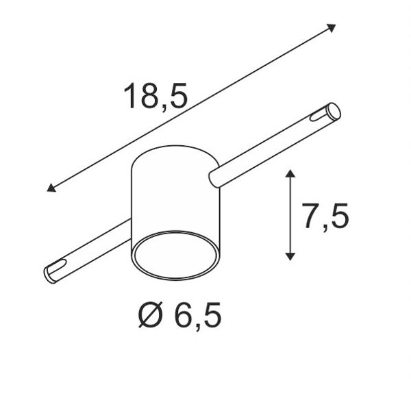 COMET, cable luminaire for TENSEO, QR-C51, white image 2
