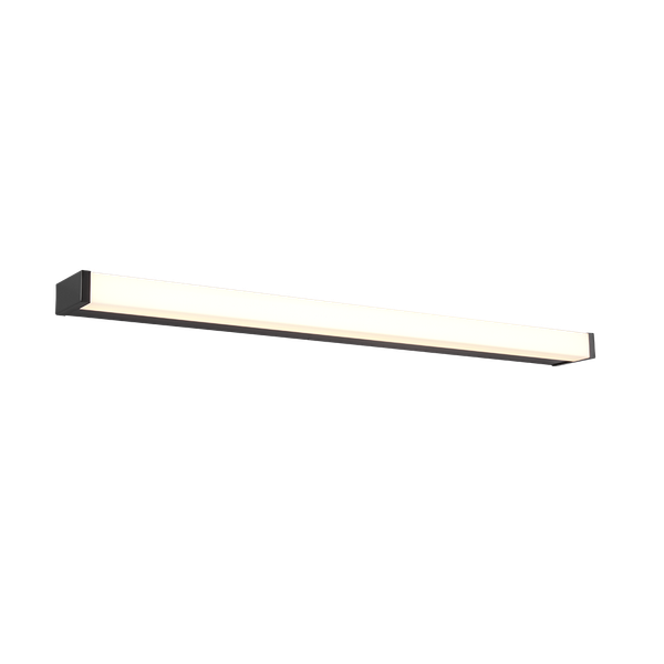 Fabio H2O LED wall lamp 79 cm matt black image 1