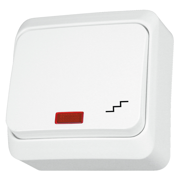 PRIMA - 1pole 2way switch - 10AX, locator light, white image 4