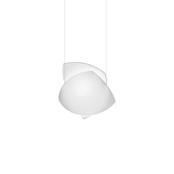 Pendant Voiles LED 28.5W 1864lm 2700K Chrome image 1