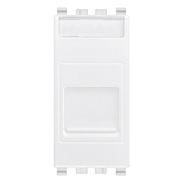 RJ45 Keystone adaptor white image 1