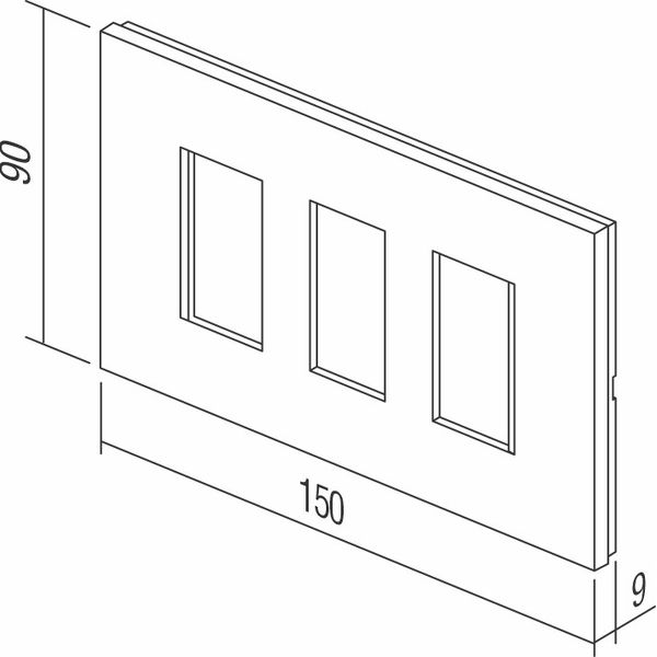 COVER PLATE LINE BATHROOM SET AT 4326547 image 1